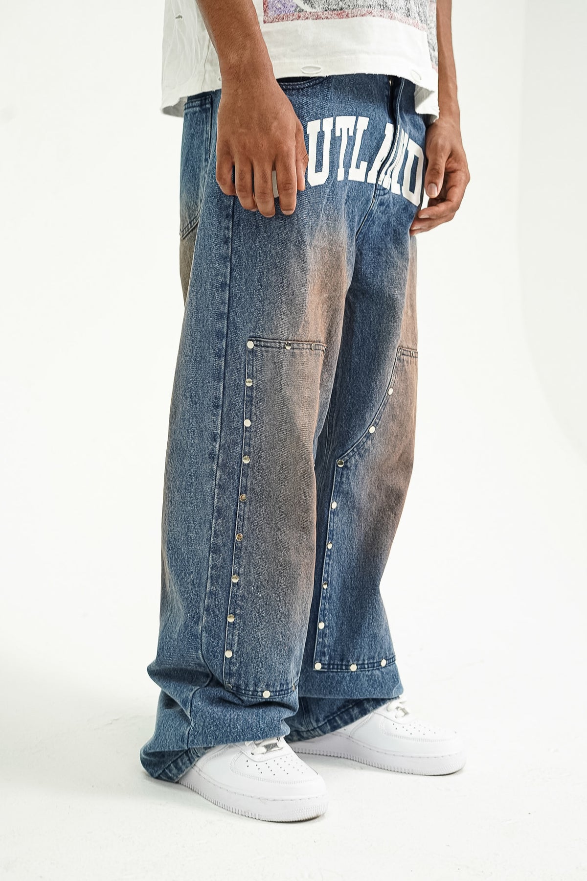 "RELAXED" OUTLANDER STONE JEANS