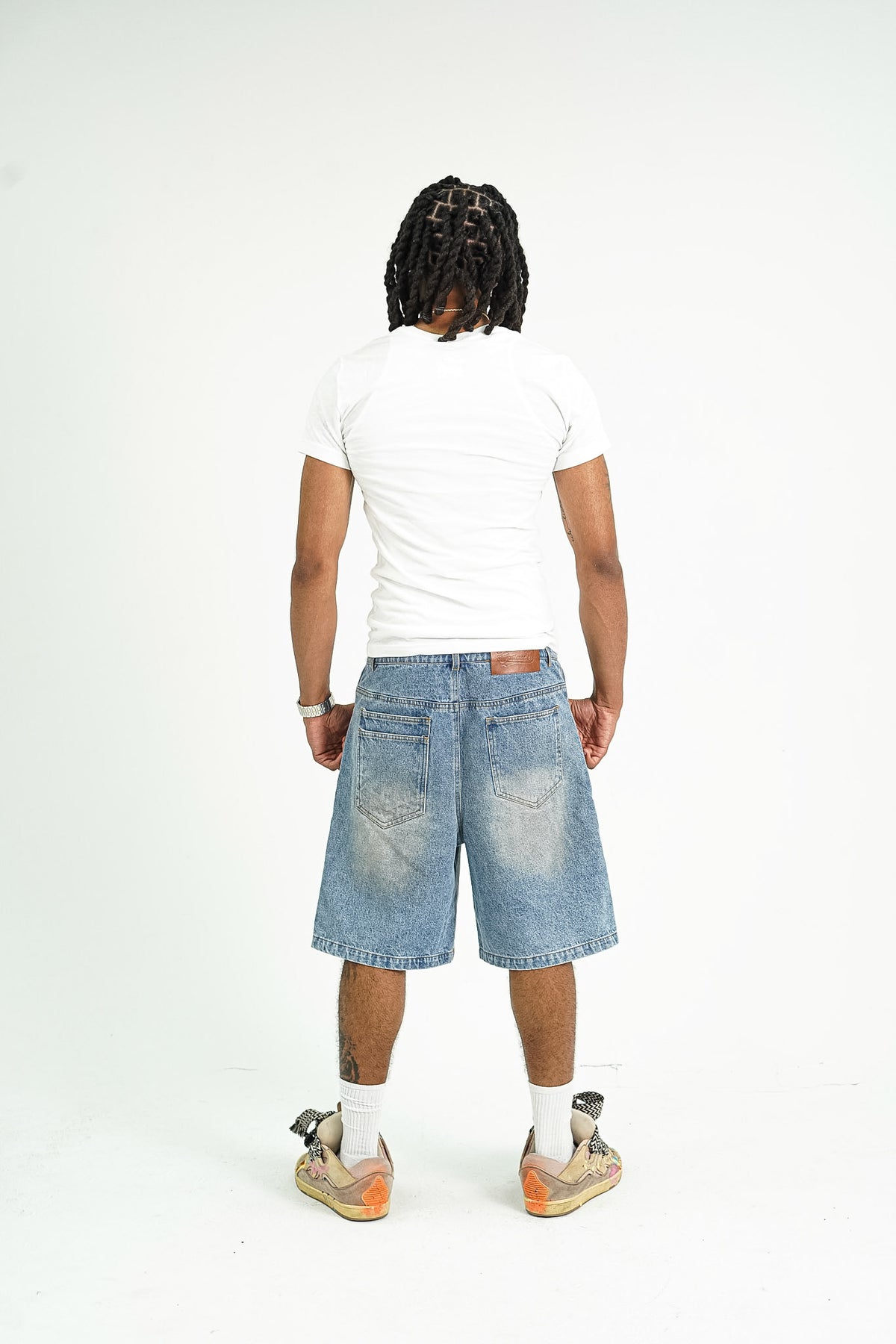 "BLUE" OUTLANDER STONE JORTS