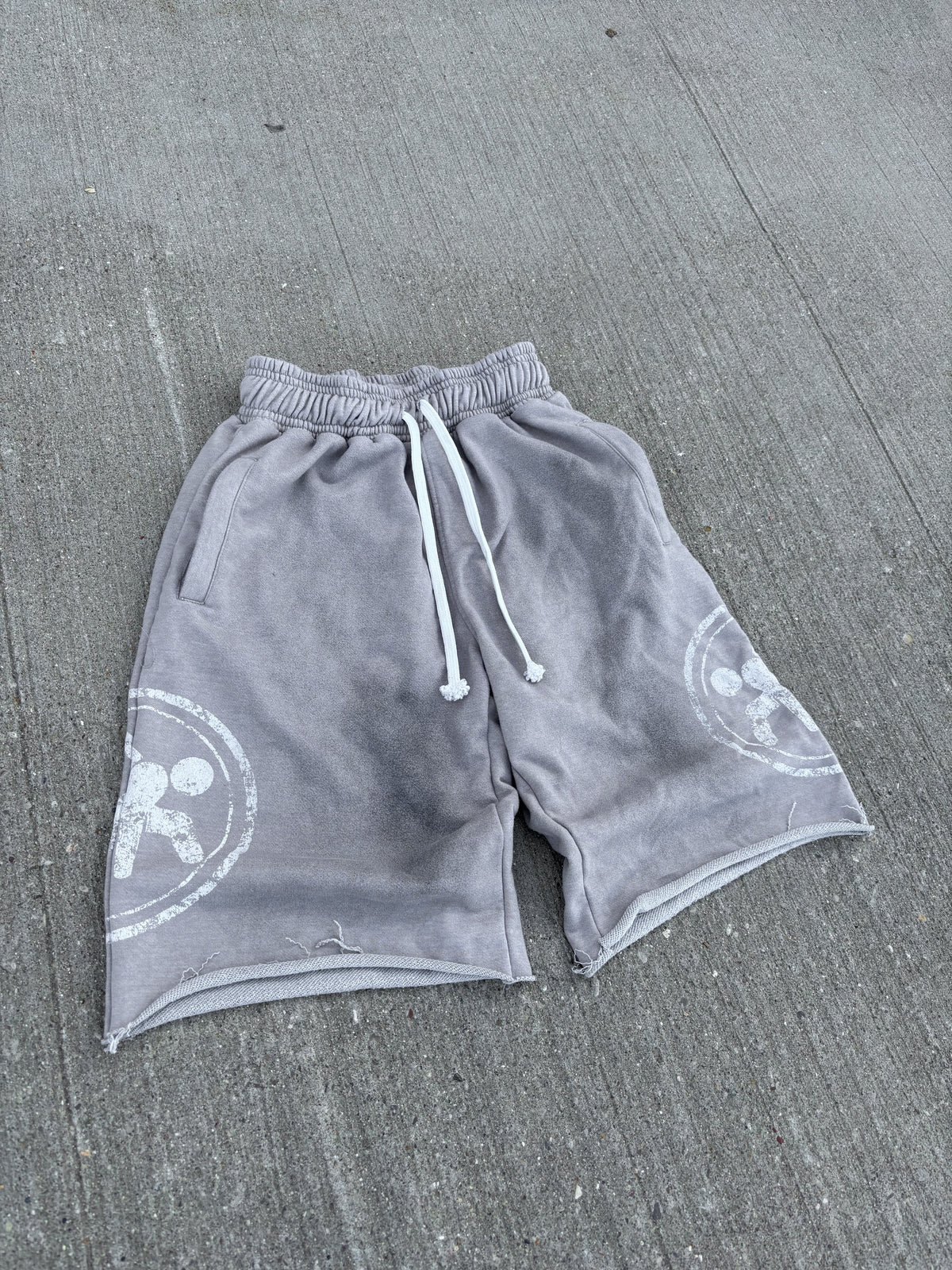 "Sea Salt Grey" Outlander Sweat Shorts