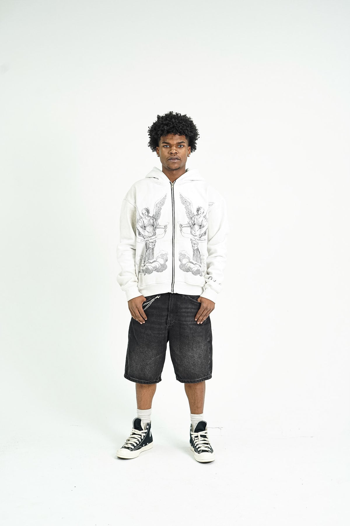 "ASH" ANGEL STATEMENT ZIP-UP