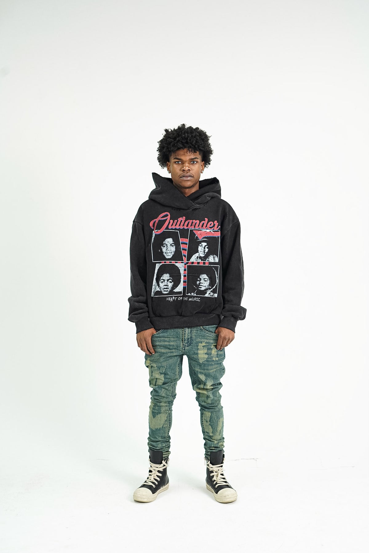 "Heart of Music" Vintage Hoodie