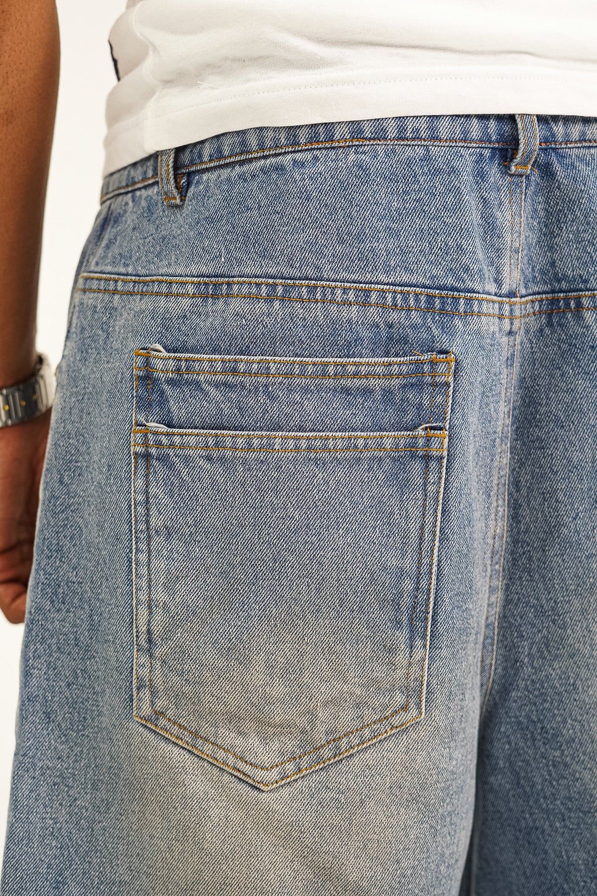 "BLUE" OUTLANDER STONE JORTS